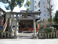 A Shinto shrine in Tokyo.