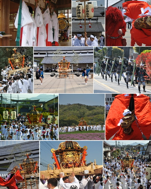 A mosaic of all the fun things you can do at Ube Shrine’s Annual Festival.