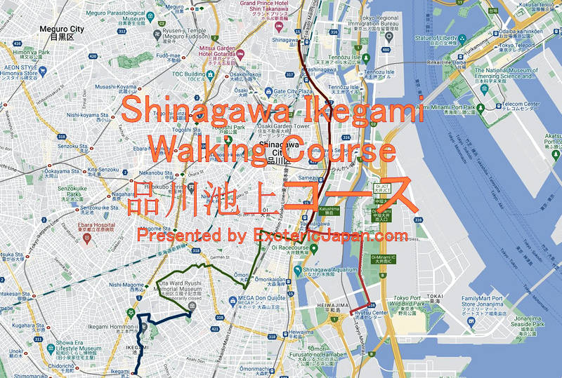 Course 11 - Shinagawa Ikegami Walking Course | 品川池上コース